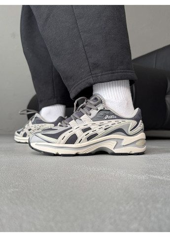 КРОССОВКИ ЖЕНСКИЕ ASICS GEL-PRELEUS GREY / BLUE АСИКС ГЕЛЬ No Brand серые демисезоны (367170591)