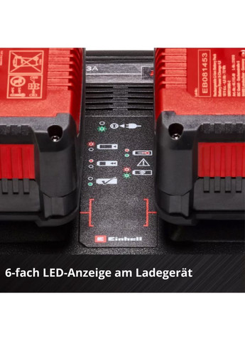 Акумулятор + зарядний пристрій Twincharger Kit PXC 18В 1 х 4Ач (4512112) Einhell (360977125)