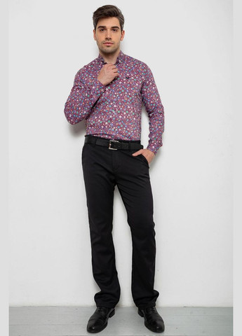 Сорочка чоловіча з принтом, колір синій, 214R2699 Ager (338427100)