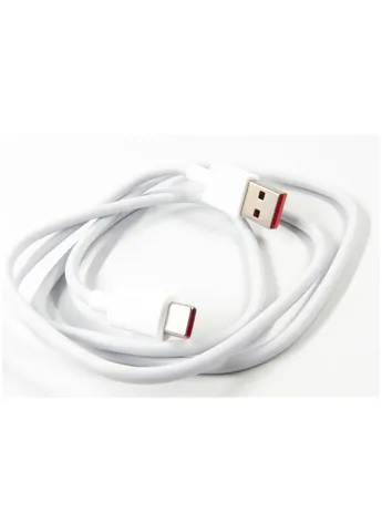 Дата кабель (ek19980) DENGOS USB 2.0 AM to USB-C 1.0m 6A white (391781886)