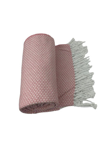 Бавовняний плед Valencia Владі Валенсія 3178 Рожевий 140х200 Коттон 50% Vladi (317733207)