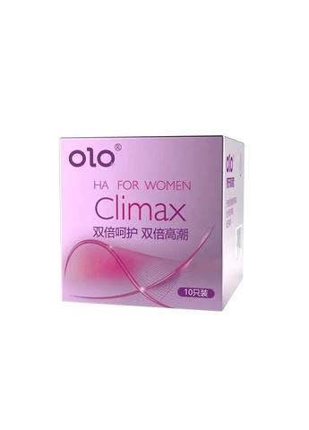 Презервативи CLIMAX з точками з гіалуроновою кислотою 10шт OLO (284279141)