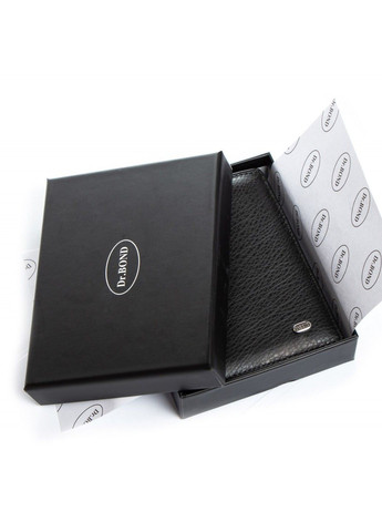 Шкіряний чоловічий гаманець Classic MSM-13 black Dr. Bond (282557165)