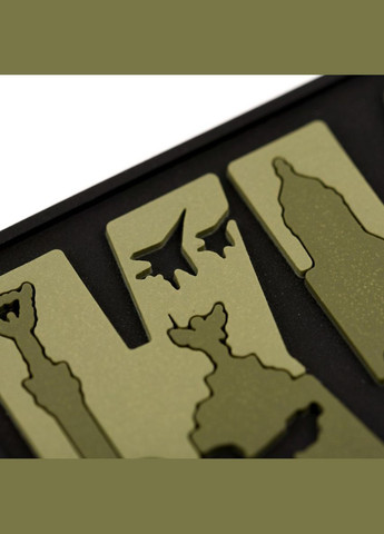 ПВХ патч (шеврон) "Киев" Olive Vik-Tailor (355245567)