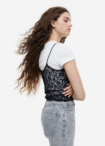 Полупрозрачный топ H&M (336494375)