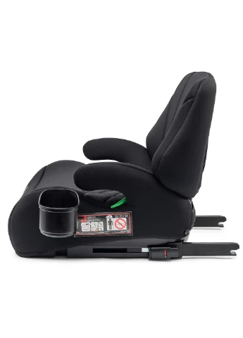Бустер Gravo i-Size 125-150 см, ISOFIX + подстаканник, black Velano (391113448)