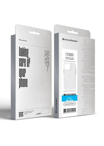 Чехол для мобильного телефона (ARM79572) ArmorStandart Y23 MagSafe Apple iPhone 16 Pro Transparent (326594645)