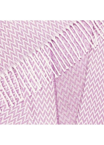 Плед бавовняний Зиг-заг 4588 140х200 см ліловий Love You (364107530)
