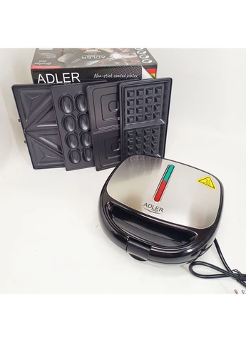 Сэндвичница вафельница гриль орешница 5в1 Adler AD 3040 1200Вт No Brand (385272902)