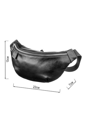 Поясная сумка 11140 Черная Grande Pelle (391770488)