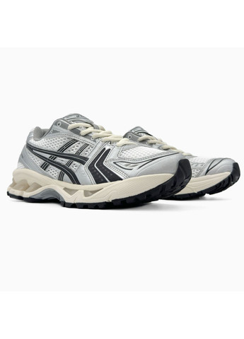 Чорні Осінні кросівки чоловічі asics gel-kayano 14 white / silver / black асікс гель каяно 14 No Brand