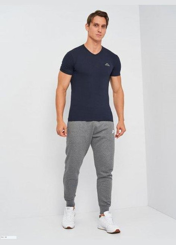 Темно-синяя футболка t-shirt mezza manica scollo v темно-синий Kappa