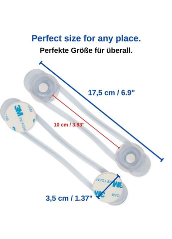 Защита для шкафов универсальная, силиконовая (2 шт) Mommy Bag (277372115)