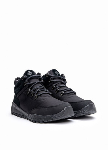 Черные осенние мужские ботинки 1950921-010 черный ткань Columbia
