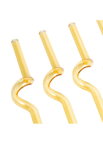 Набор 4 стеклянных трубочек с ёршиком для чистки HP-34-34Y Yiwu (353504095)