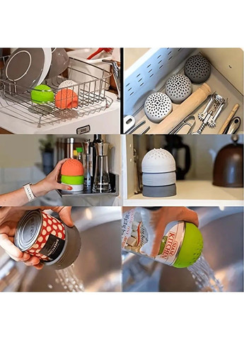 Друшляк силіконовий портативний фільтр для консервних банок Kitchen Master (332980716)