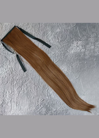 Накладний хвіст рівний на стрічці шиньйон термоштучний прямий No Brand 1686 (279594473)