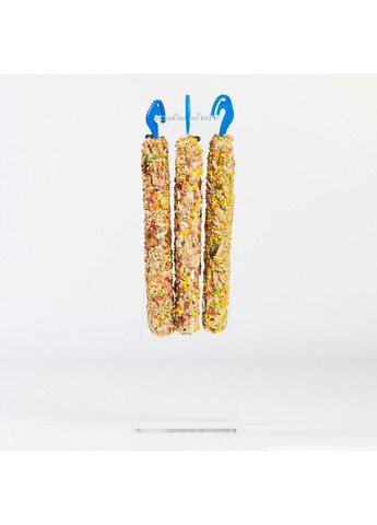 Колосок "Коктейль" для средних попугаев 90 г (мультифрукт, орех, цитрус) Природа (363196177)