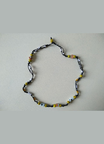 Керамічне намисто ручної роботи з чеським скляним бісером №6 Коти&Ангели (302450869)