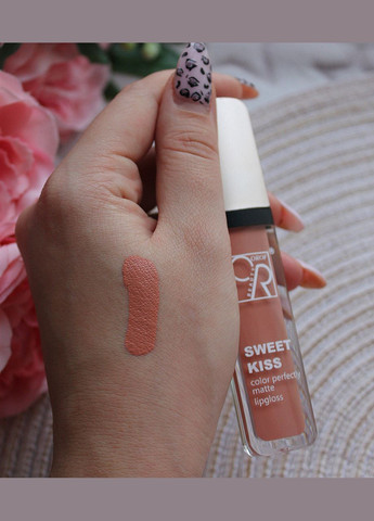 Рідка кремова матова помада Sweet Kiss нюдові відтінки 05 No Brand (316471857)