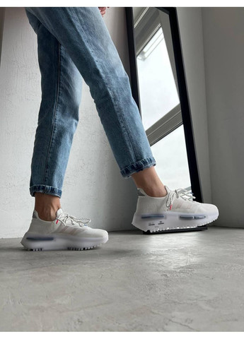 Білі Осінні кросівки чоловічі adidas nmd s1 edition 1 white адідас No Brand