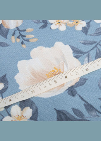 Тканина декоративна Прем'єр із водовідштовхувальним просоченням V-08 Лілія денім IDEIA (302516634)