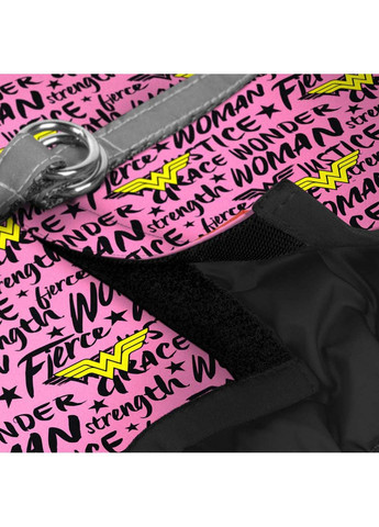 Шлея для собак м'яка Clothes Чудо-жінка в Рожевому S2 В 46-50 см З 43-45 см WAUDOG (292175475)