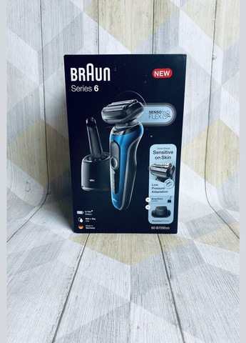 Електробритва Series 6 60B7200cc для сухого та вологого гоління Braun (280265878)