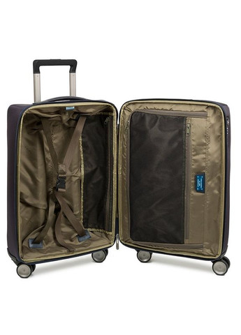 Чемодан на 4 колесах Brief Black S с USB/micro-USB/CONNEQU 35л (BV4444BRBM_N)Brief Piquadro (322206610)