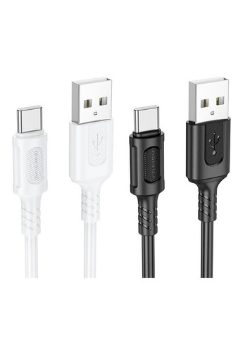 USB кабель Type-C для зарядки телефону / Провід шнур юсб тайп сі для швидкої зарядки та передачі даних Borofone (338612260)
