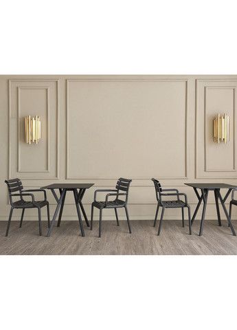 Стілець садовий Paris Темно-сірий Siesta (372178362)