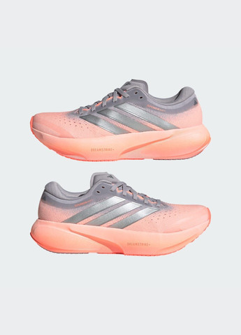 Кросівки SUPERNOVA RISE 3 RUNNING adidas рожеві всесезони (370395831)