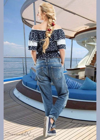 Синяя блуза Seventeen