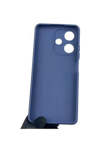 Чехол для Hot 30 с квадратными гранями с защитой камеры на инфиникс хот 30 тёмно-синий Infinix (366022242)
