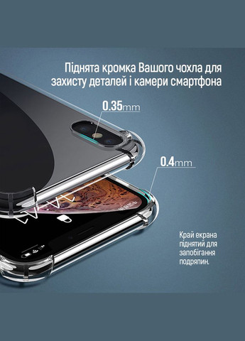 Чехол-накладка TPU AntiShock Apple iPhone 16 Pro Max Clear Colorway (303400849)