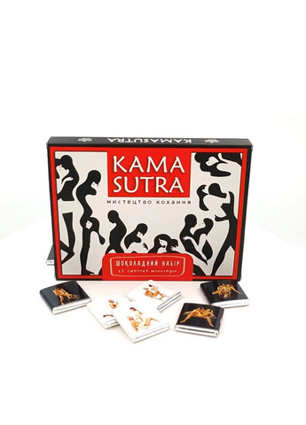Шоколадний подарунковий набір "Kamasutra" 60г Камасутра 12 шт SHOKOsmile (362695488)
