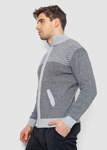 Кофта мужская на молнии с карманами, цвет синий, Ager (313291400)