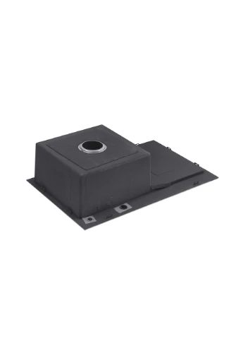 Комплект кухонная мойка Gebürstet-7849LHM + смеситель Edelstahl Klassisch-ESG03815BLK + дозатор Kroner (392911097)