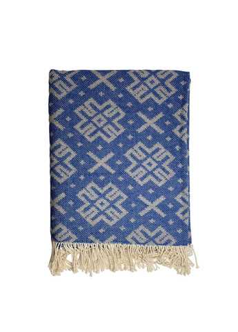 Плед Код Несокрушимой Нации хлопчатобумажный 140х200 см серосиний (94066012) SoundSleep (299232761)