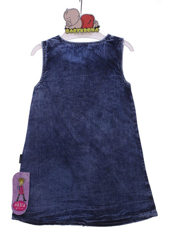 Синіти сарафан котоновий з метеликами синій akira 110 см (44797) BABYKROHA (323469267)