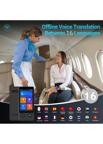 Голосовий електронний перекладач W12 на базі штучного інтелекту Wooask (316510216)