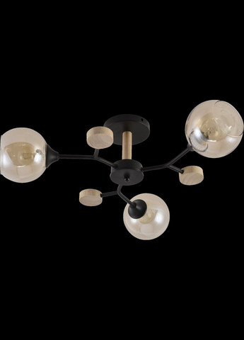 Люстра декоративна IS XA1501/3 BK+WOOD Valeso (358059198)