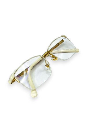 Очки для зрения женские золотисто-белые No Brand (305416142)