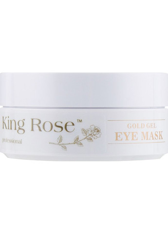Гідрогелеві патчі для очей антивікові від зморшок із золотом Gold Gel Eye Mask 60шт (2-937820) King Rose (369792454)