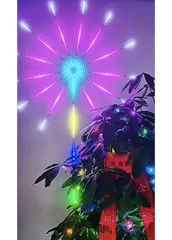 Світлодіодний Led феєрверк, програмована USB стрічка на стіну з APP Bluetooth, 1м + 0.5м SFK-18 RGB No Brand (350349224)