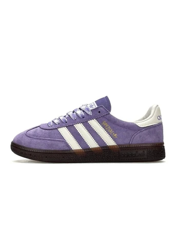 Лавандовые всесезонные кроссовки adidas No Brand Spezial Lavender White