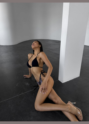 Комбинированный летний стильный раздельный женский купальник раздельный Ghazel