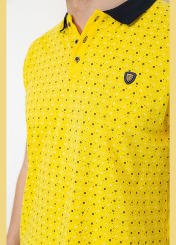 Желтая футболка-поло мужское, цвет желтый, для мужчин Ager