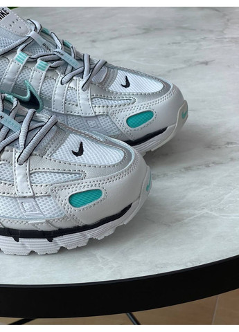 Кроссовки женские и мужские Nike P-6000 White Light Aqua | Найк Р-6000 белые No Brand белые демисезоны (362363166)