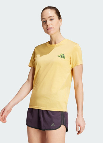 Помаранчева всесезон футболка earth day graphic adidas